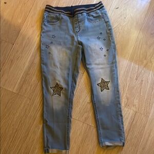 Star Embellished Jeans